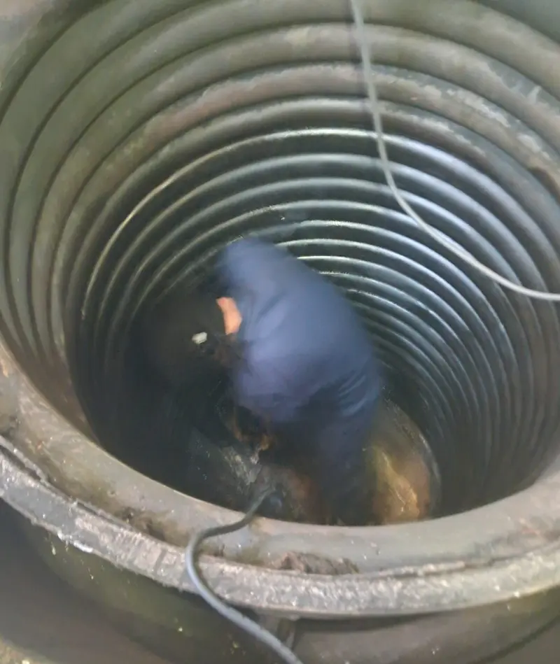 Working inside the coil