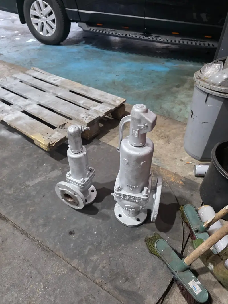 Safety valves received for overhaul